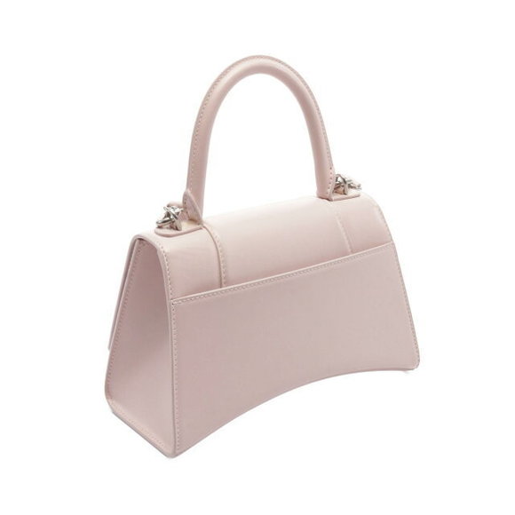 Balenciaga Hourglass Handbag Leather Pink - Picture 2 of 6